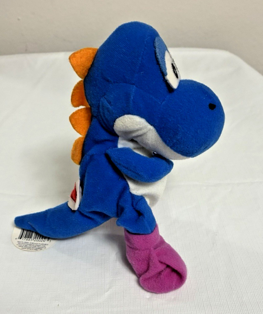 Nintendo 64 Collectibles – Blue YOSHI – Mario Bros. BD&A Beanbag – Rare Vintage!