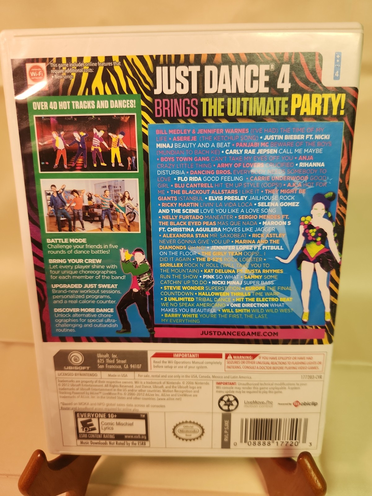 Just Dance 4 🔥 CIB (Nintendo Wii, 2012)✅️Tested