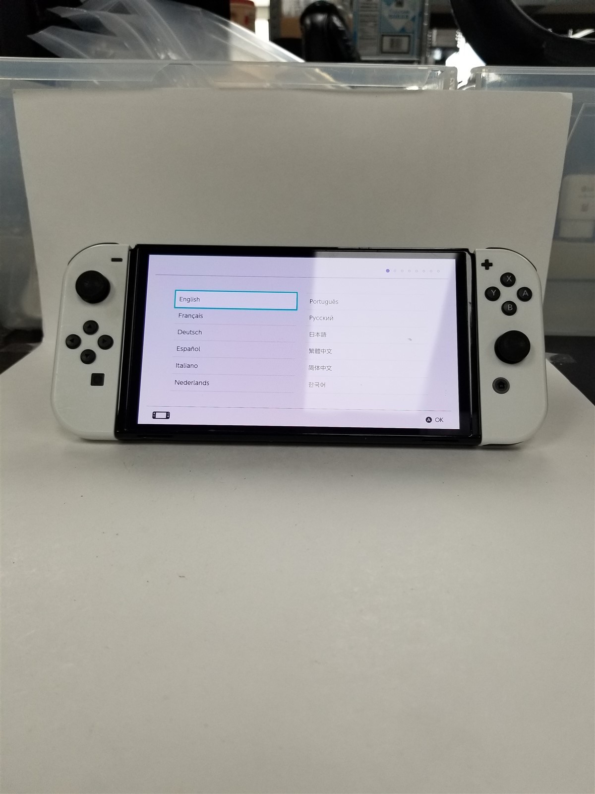 Nintendo Switch OLED Model 64GB Black Handheld Console With Joycons VF6322