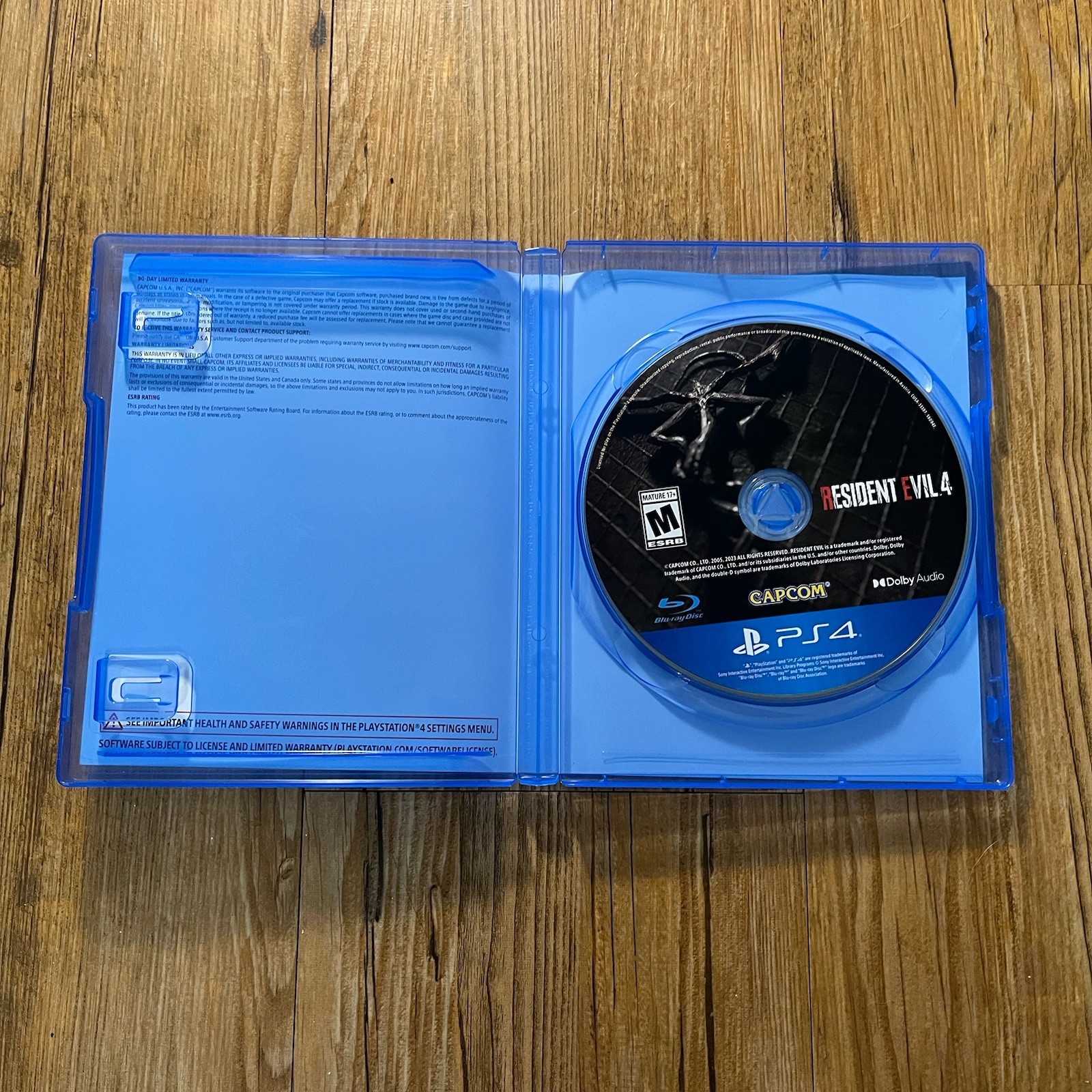 Capcom Resident Evil 4 PS4 2023 PS5 Upgrade Available