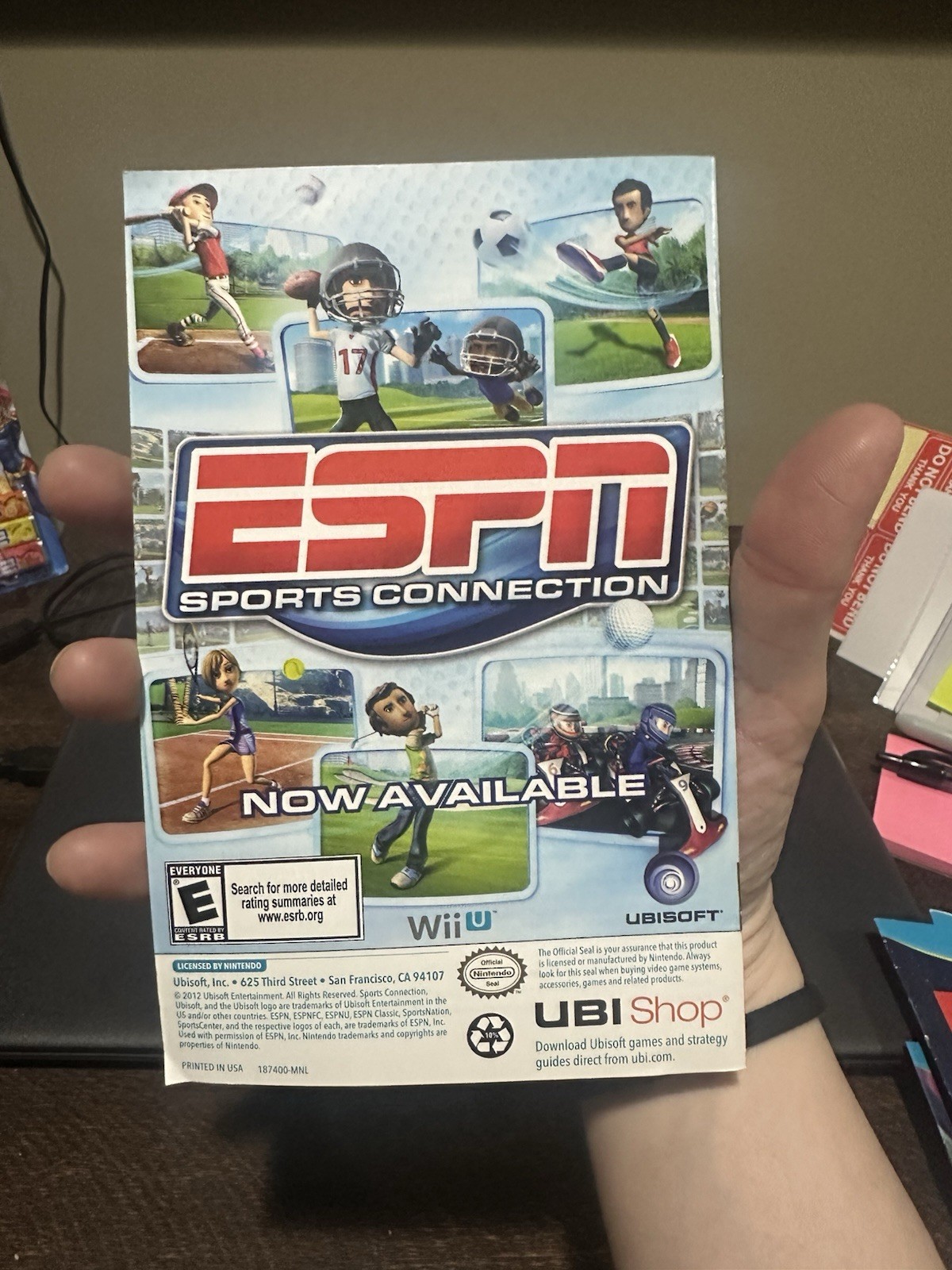 Nintendo WiiU Wii U Manual Only Your Shape Fitness Evolved 2013
