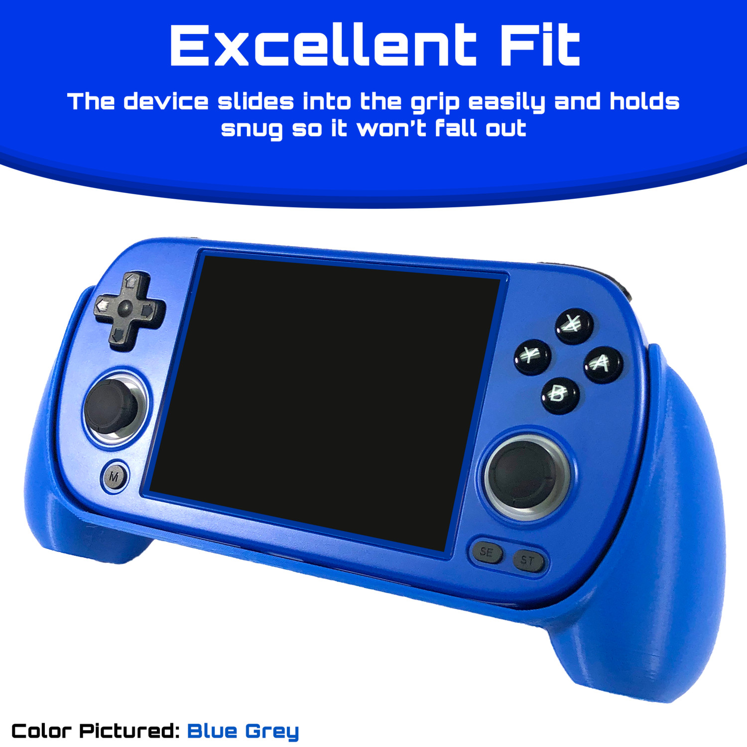 Anbernic RG40XX H Comfort Grip Case 2-in-1 Screen Protector – 3D Printed