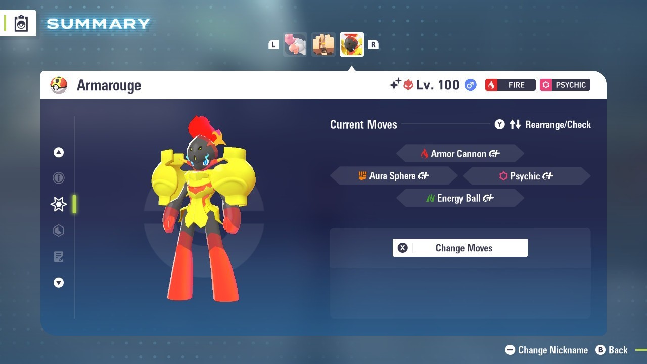 Armarouge Alpha Shiny 6IVs Battle Ready – Legends ZA