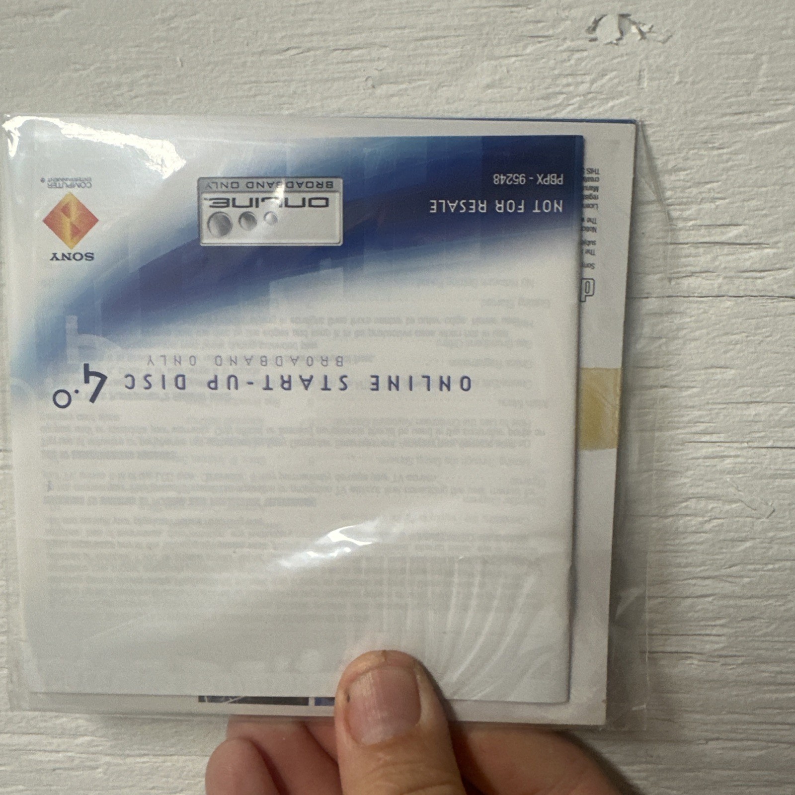 Online Start Up Disc 4.0 for Sony Playstation 2 PS2 *BRAND NEW SEALED*