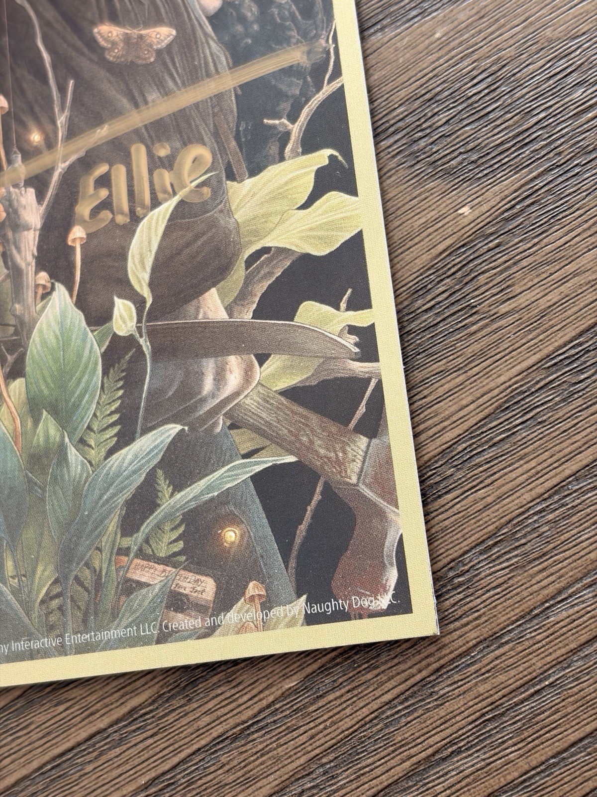 THE LAST OF US PART II Lithograph Signed Ashley Johnson & Laura Bailey JSA COA
