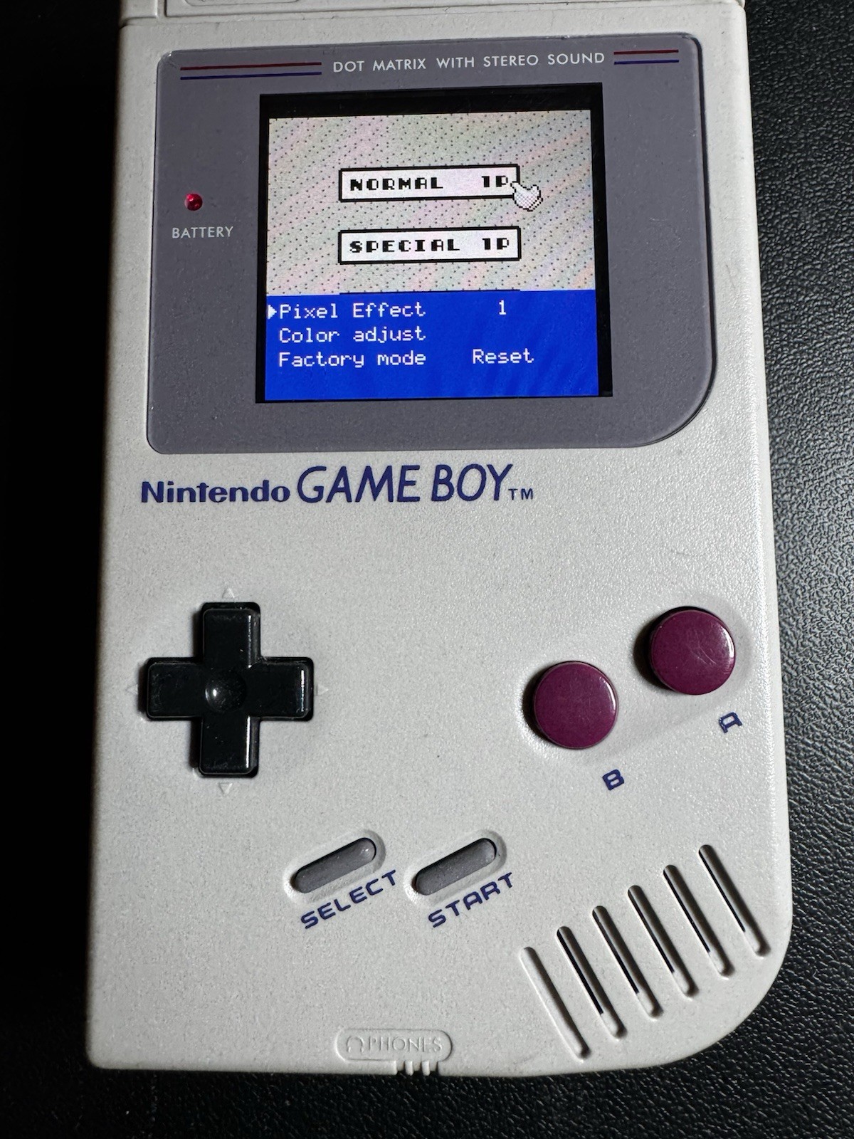 Original Nintendo Game Boy Q5 OSD Backlit LCD IPS New Screen Nice Condition!