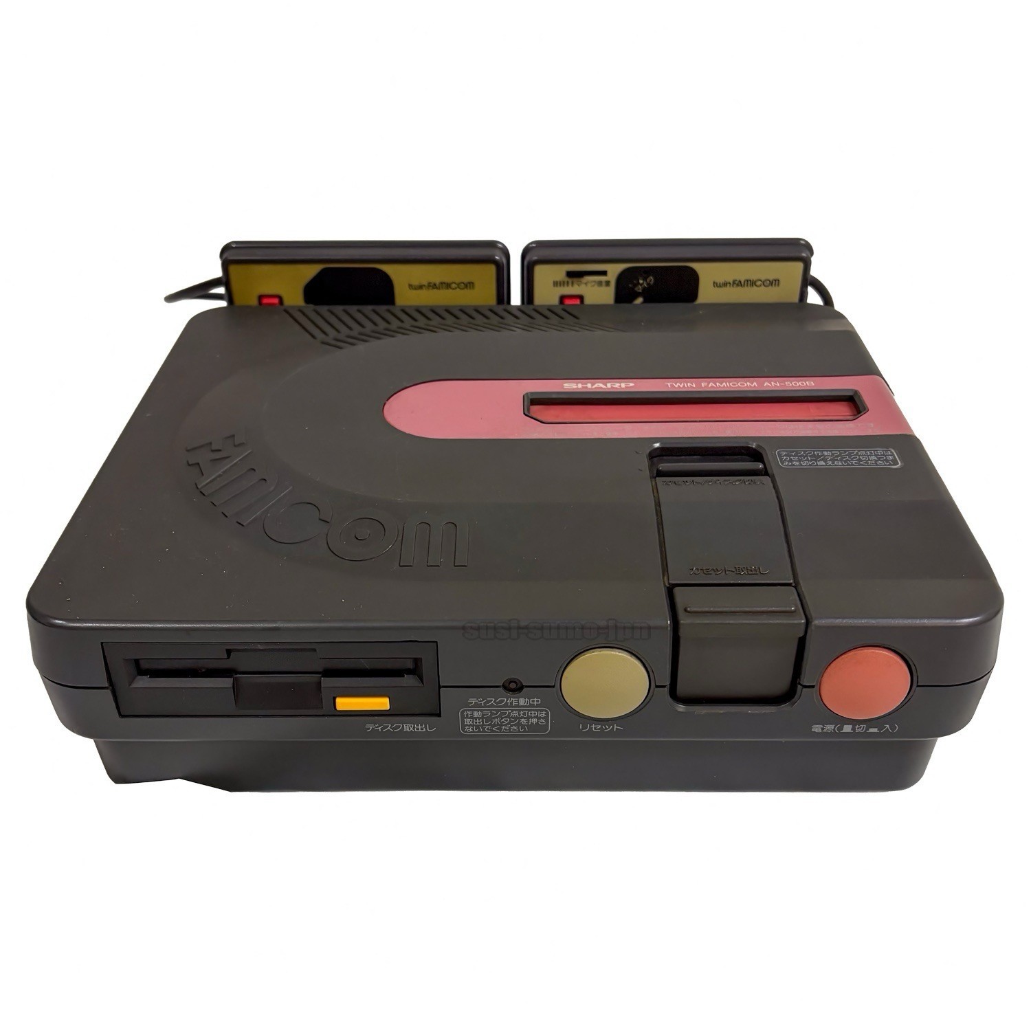 Sharp Twin Famicom Console AN-500-B Black New Belt Replaced Tested Console Only