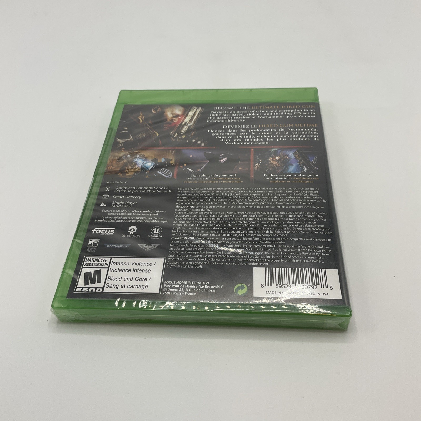 Necromunda: Hired Gun (Xbox Series X/Xbox One, 2021) Warhammer 40K. Sealed! BN15