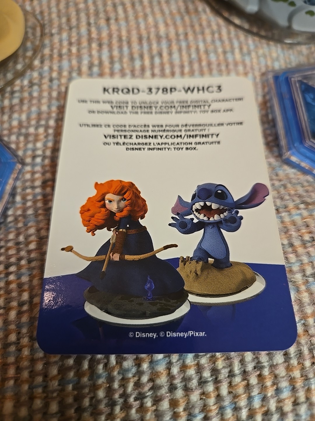 Disney Infinity 2.0 Stitch And Merida Figures With Power Discs Bundle New no box