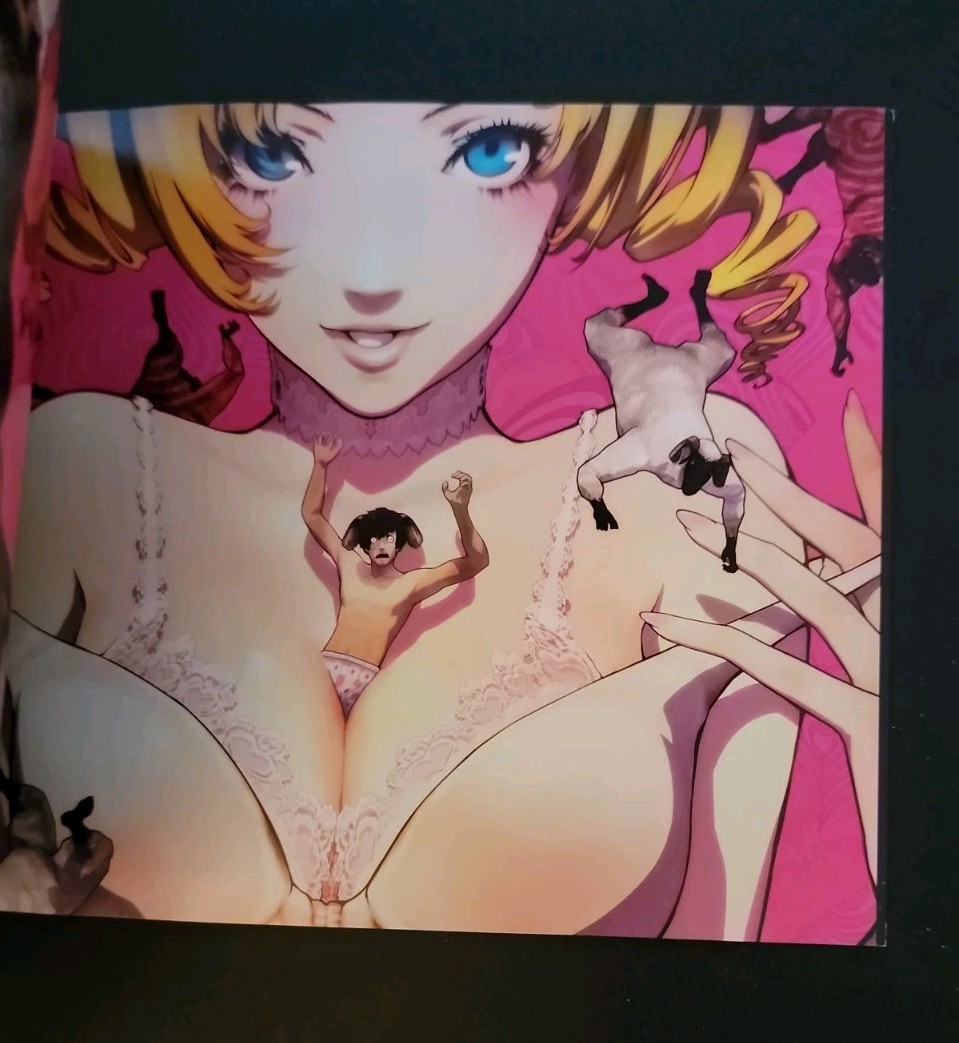 Catherine Sound Disc and Art Book Japan Xbox 360 XB360 PS3 New Unused 100%!