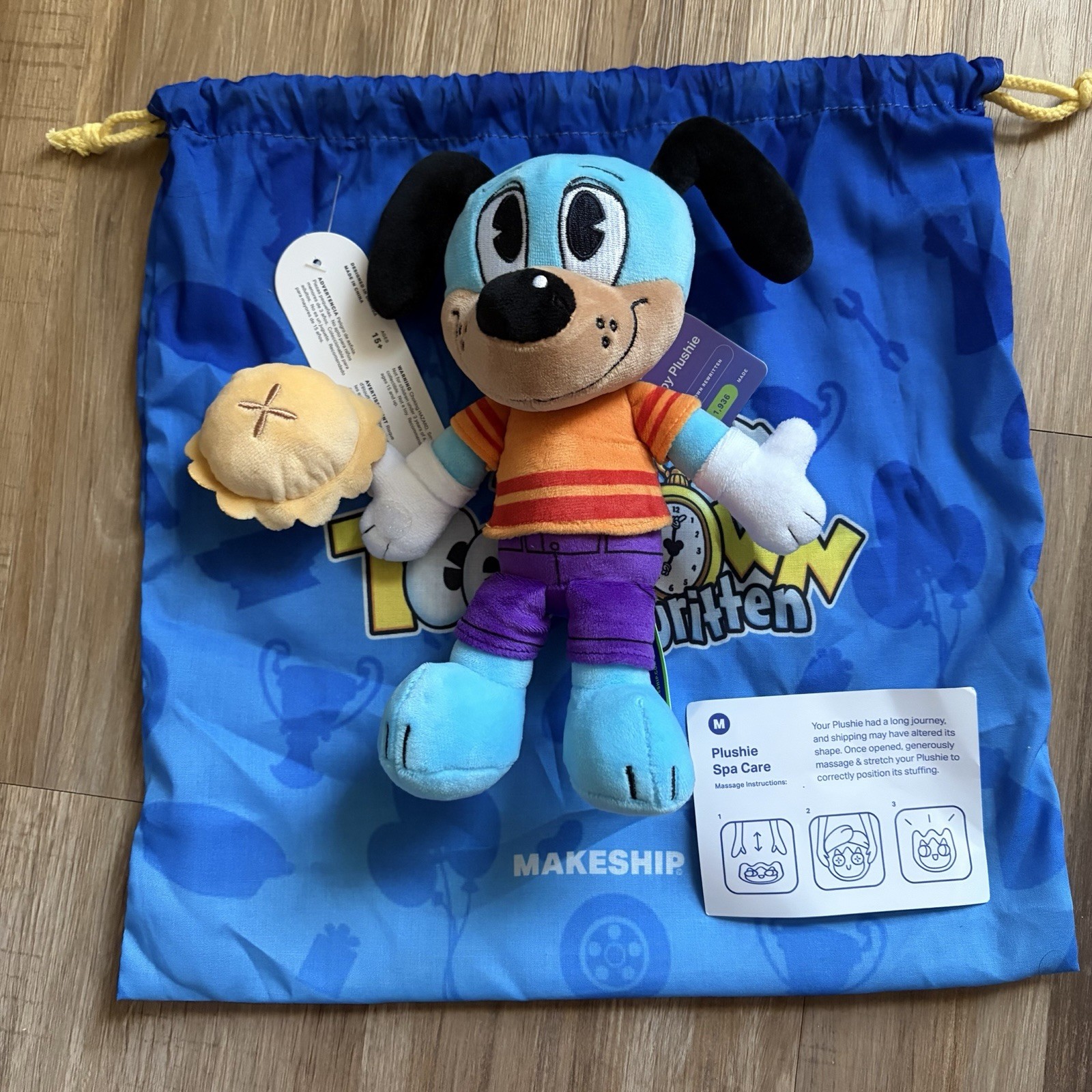 Disney Toontown Online Rewritten Makeship Toon Flippy Plush Plushie Stuffy