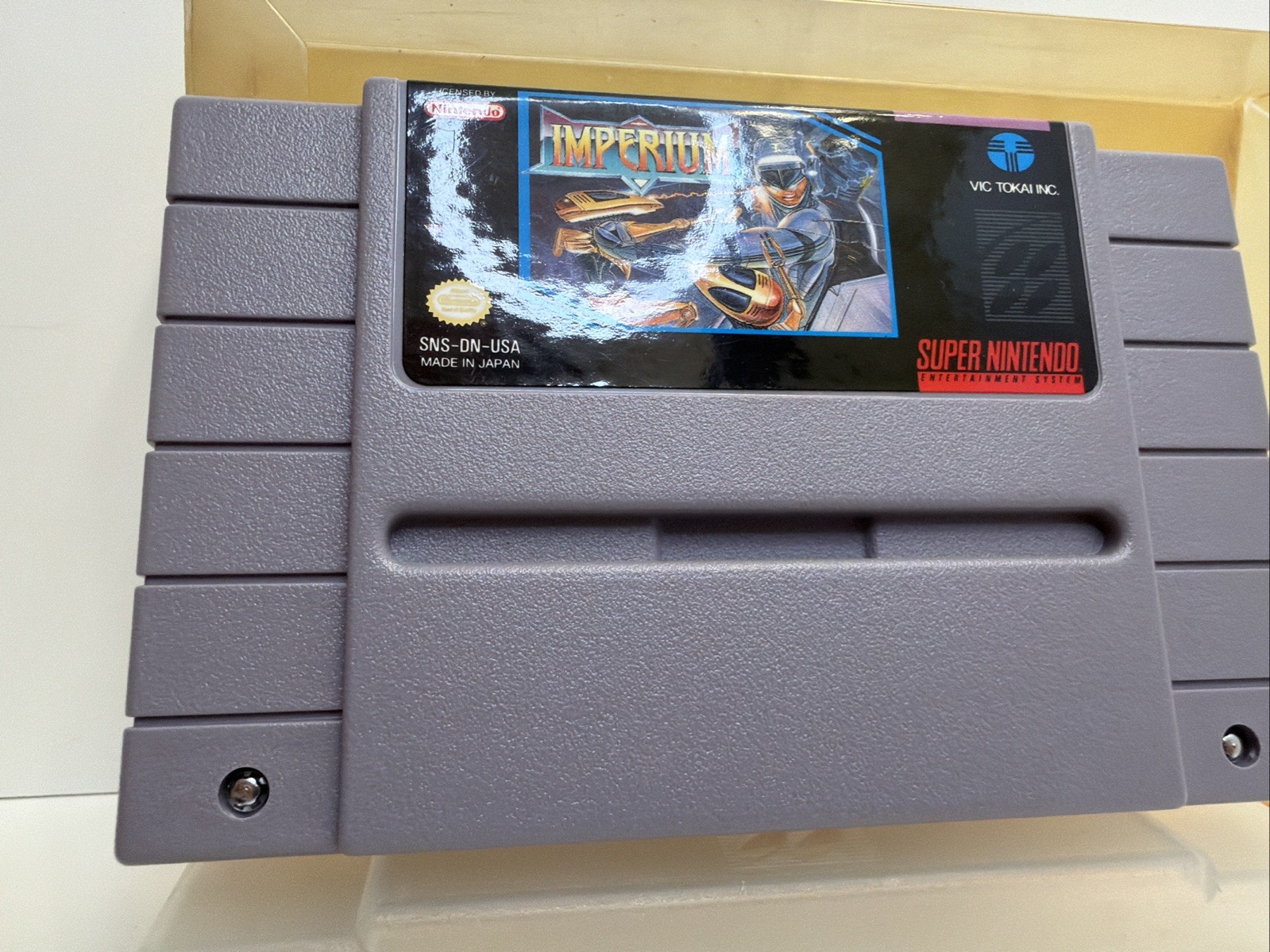 Imperium SNES Super Nintendo Game CIB Complete VGC Protective Case