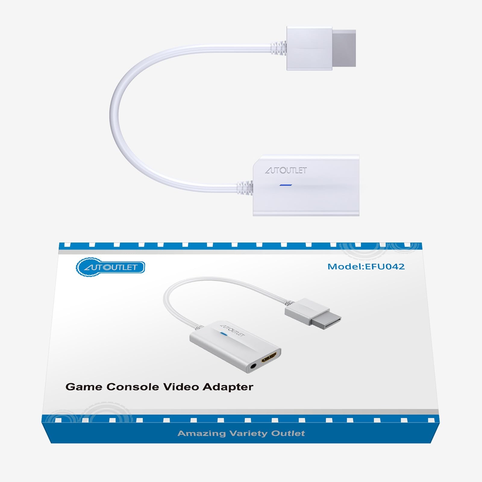 Wii to HDMI Converter 1080P for Full HD Device, Wii HDMI Adapter with 3,5mm A…