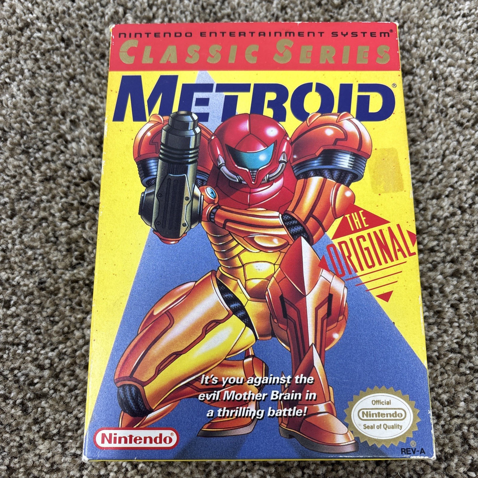 Metroid Classic Series Nintendo NES CIB Complete Box Manual NES-MT-USA-1 Japan