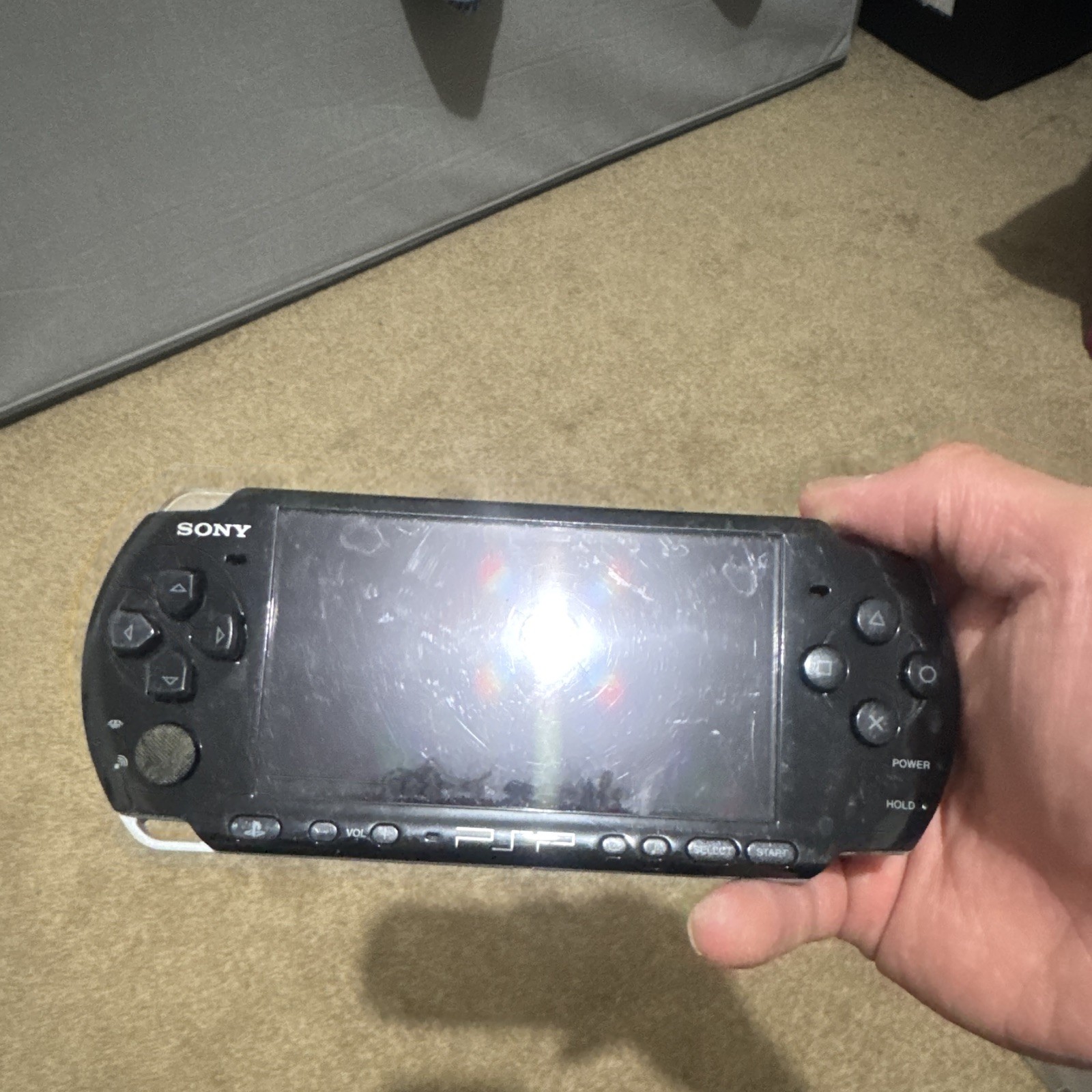 Sony PSP-2001 Black Handheld System UMD Compatible NTSC-U/C 64MB 480p