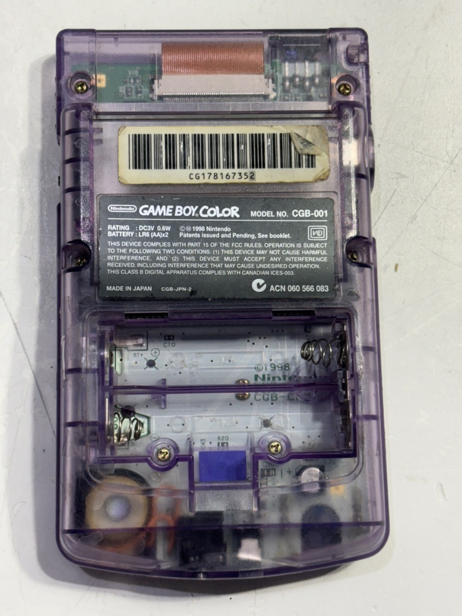 NINTENDO GAMEBOY COLOR – CGB-001 – HANDHELD (P11035766)
