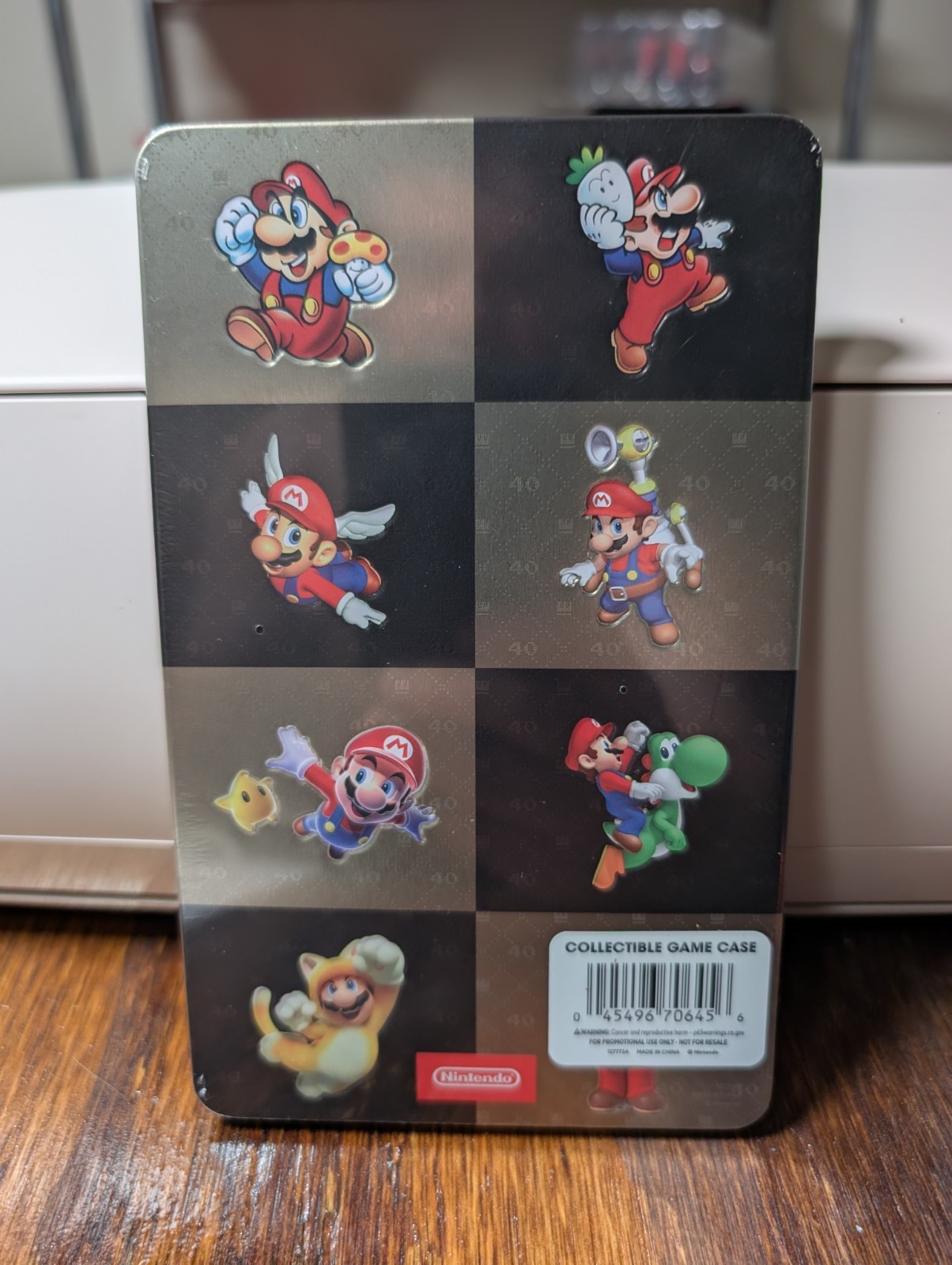 Sealed Nintendo Super Mario Bros. 40th Anniversary SteelBook Collectible Case