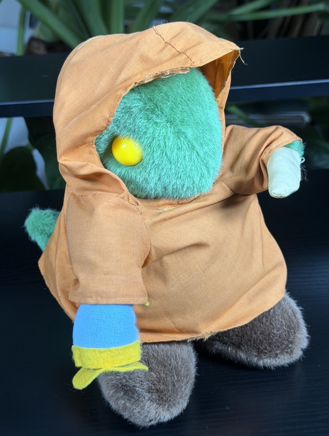 Final Fantasy Tonberry 10” Green Japanese Plush w Hoodie, Knife and Lantern