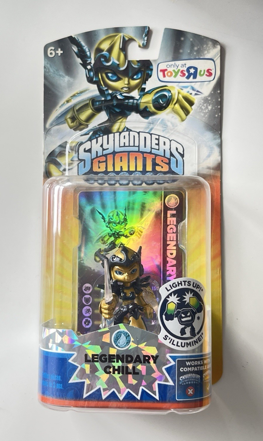 Skylanders Giants Legendary Chill Lightcore Lights Up Figure Toys R Us Exclusive