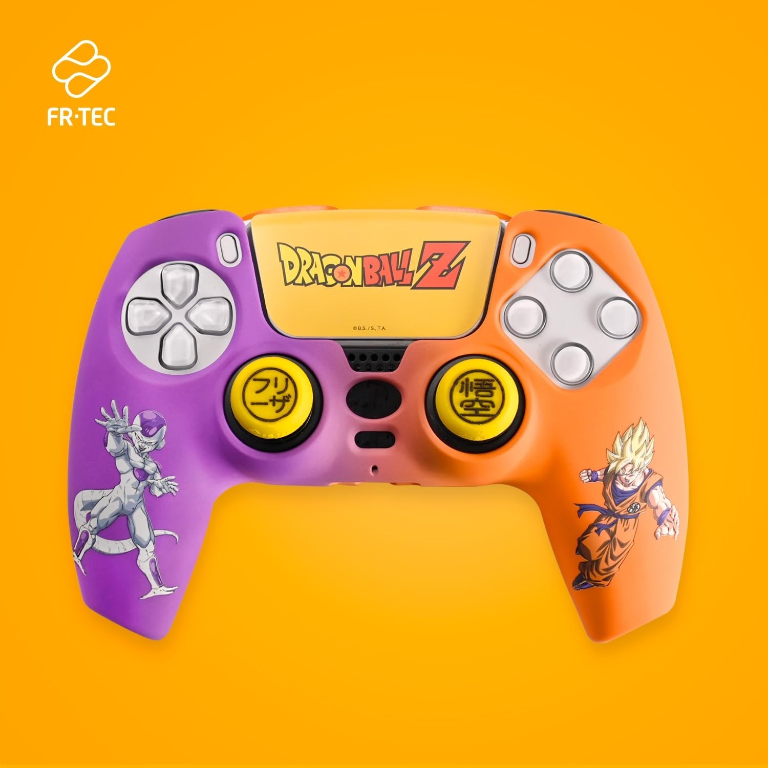 Dragon Ball Z PS5 Controller Case Grips Sticker Combo Pack Gaming Accessory