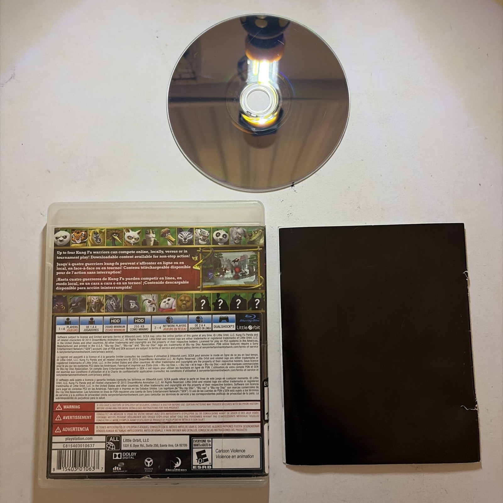 Kung Fu Panda Showdown of the Legendary Legends (Playstation 3, 2015)