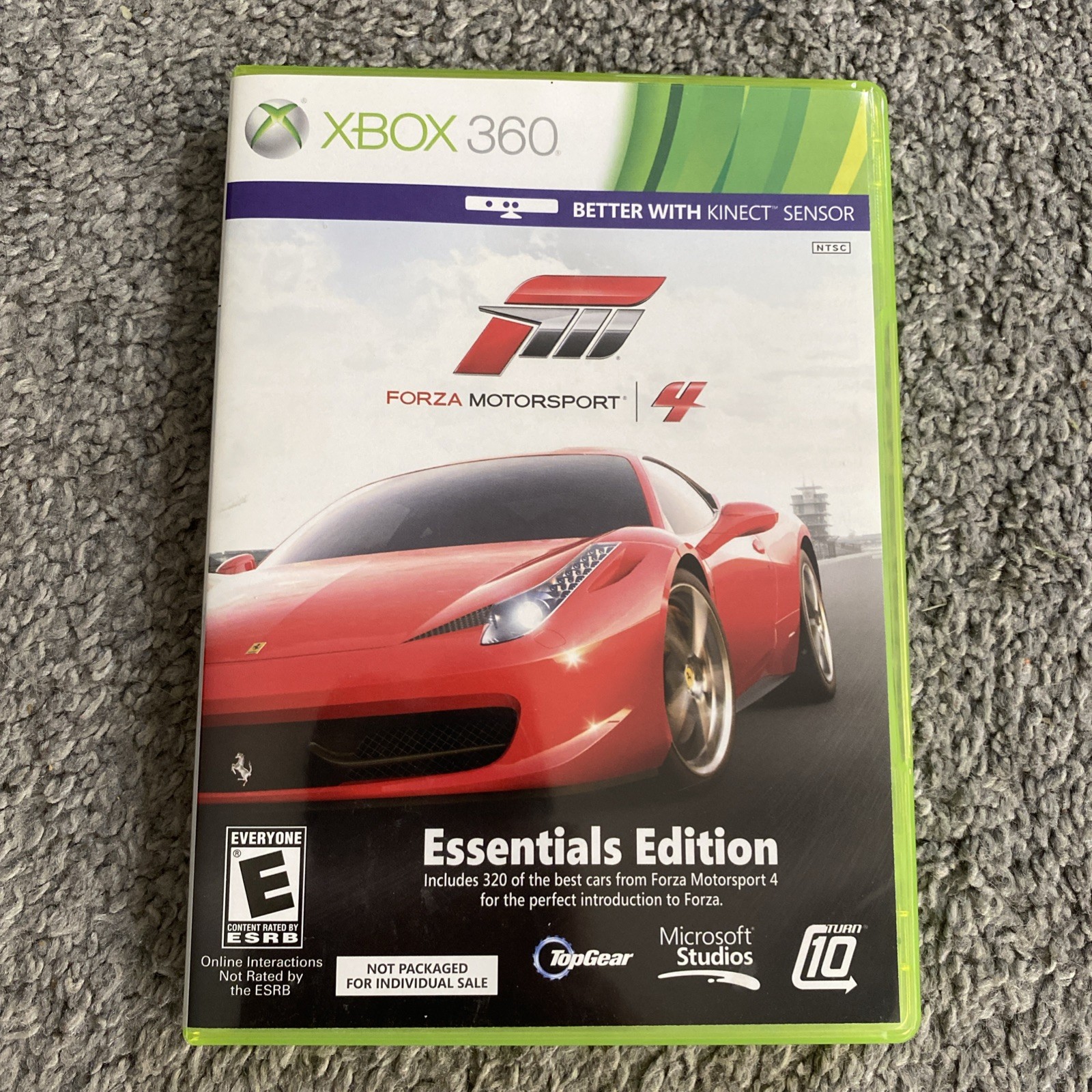 Forza Motorsport 4 Microsoft Xbox 360 Essentials Edition Complete CIB