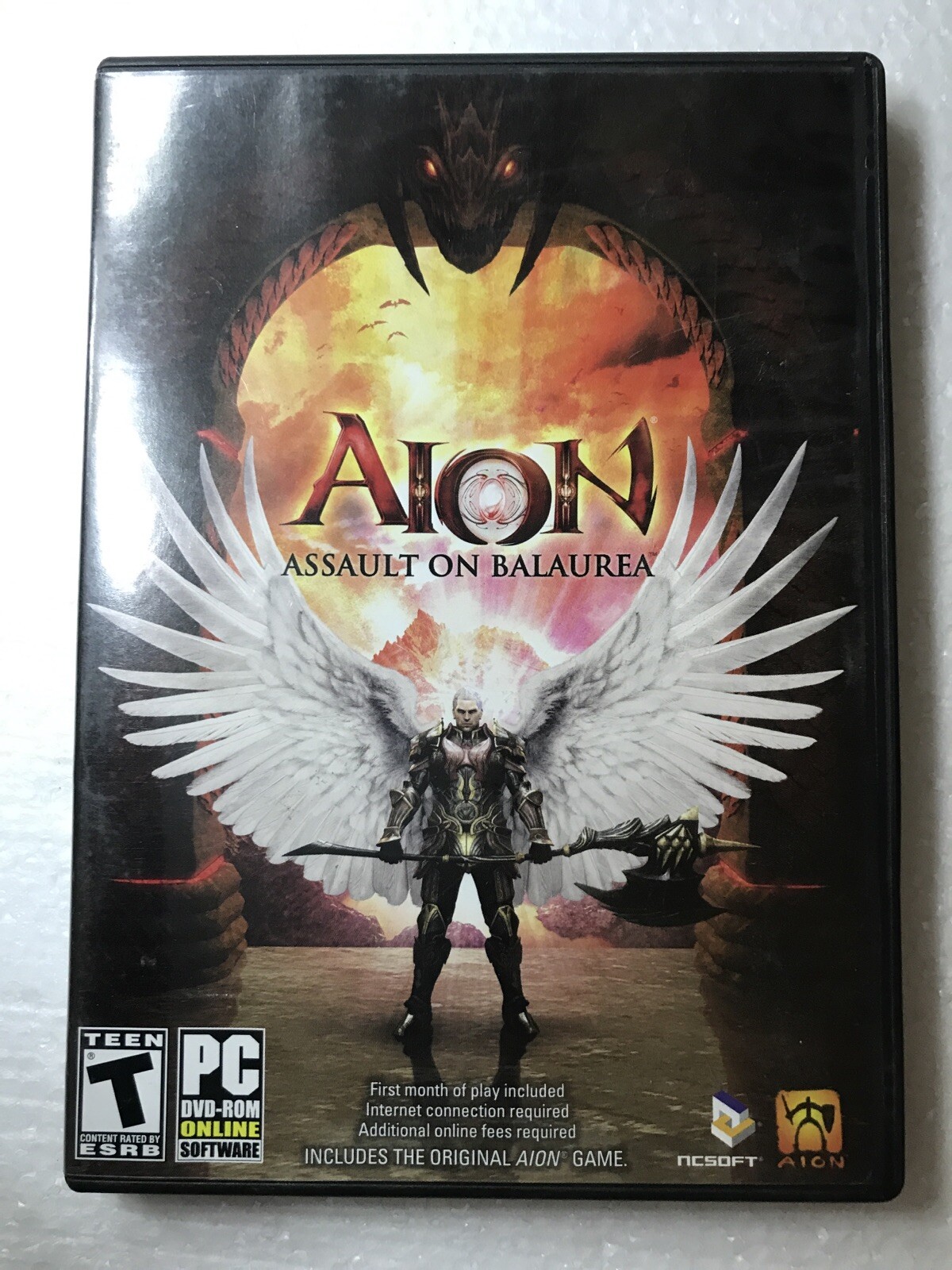 Aion: Assault on Balaurea (PC, 2010) Two Disc Game