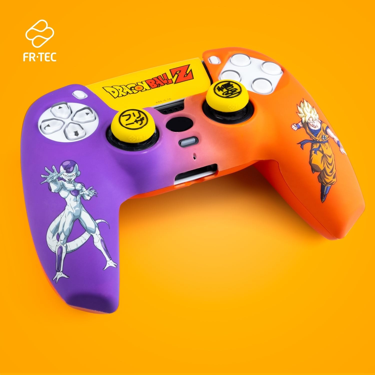 Dragon Ball Z PS5 Controller Case Grips Sticker Combo Pack Gaming Accessory