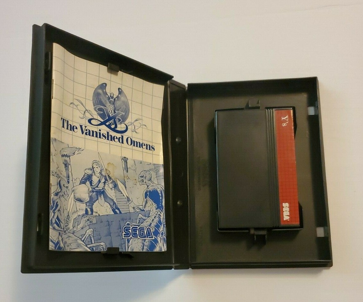 Ys: The Vanished Omens SMS (Sega Master System, 1988) COMPLETE CIB AUTHENTIC