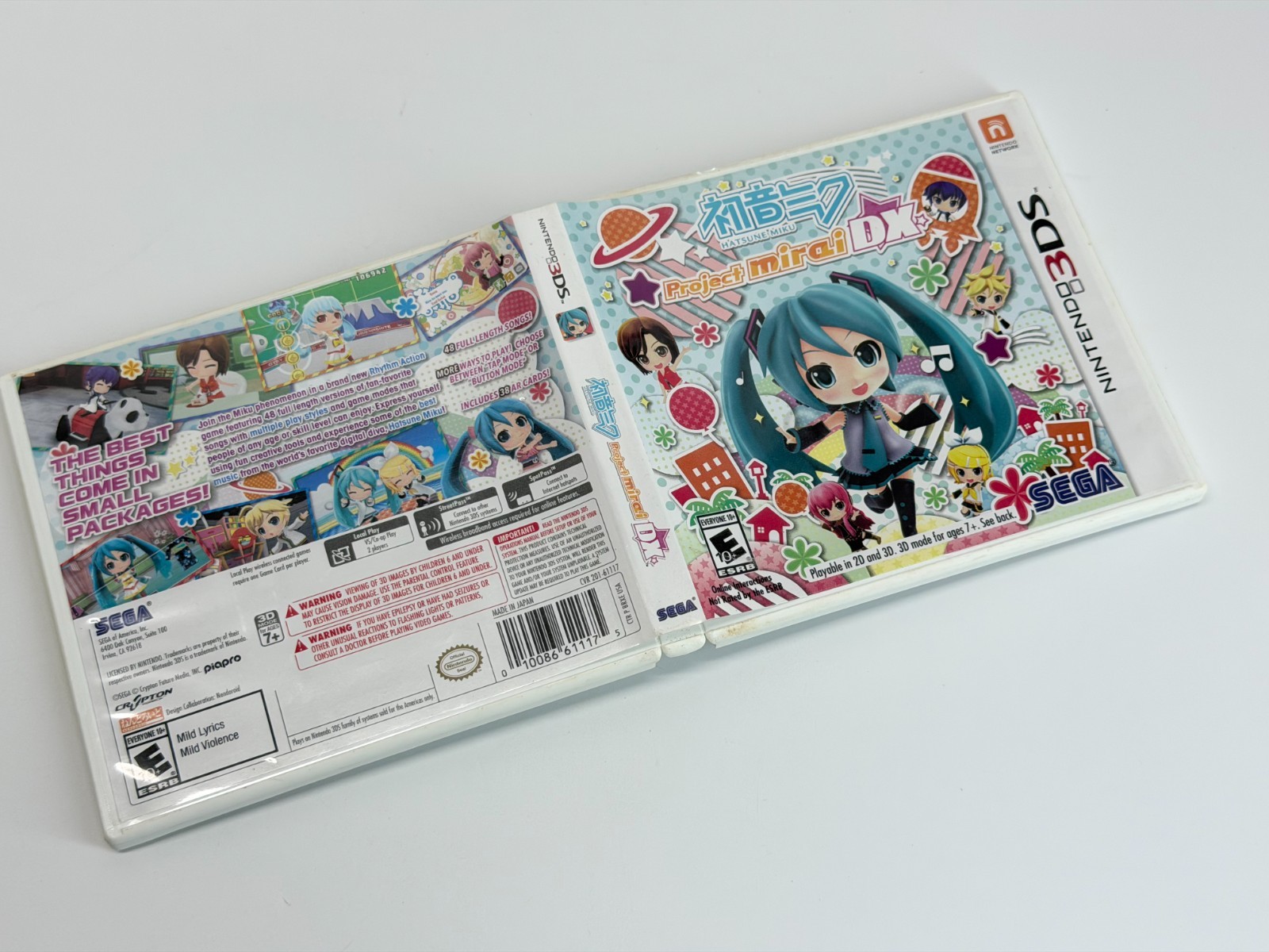 Hatsune Miku: Project Mirai DX (Nintendo 3DS) Complete & Tested