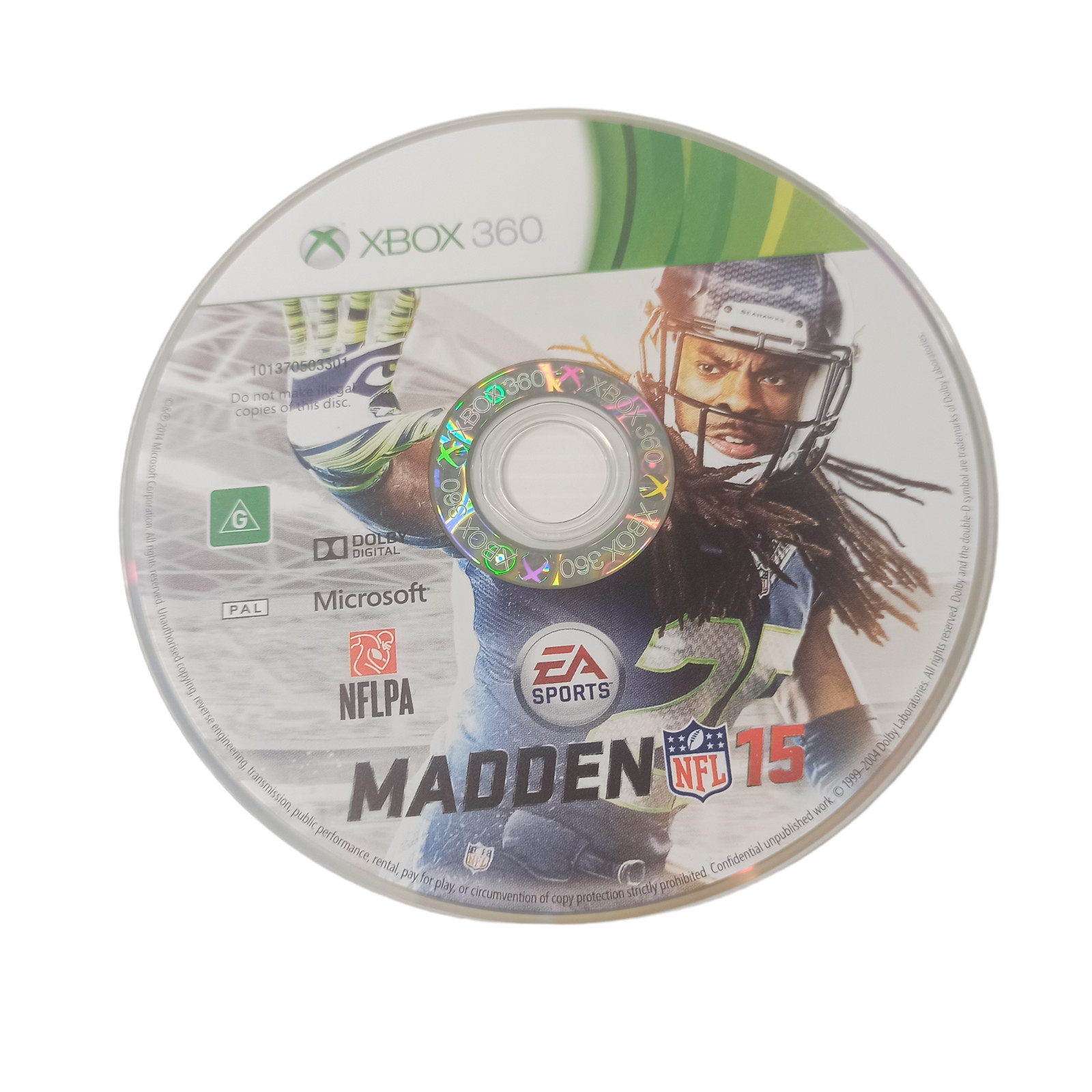 Xbox 360 Microsoft Madden 15 National Football League Gridiron American PAL