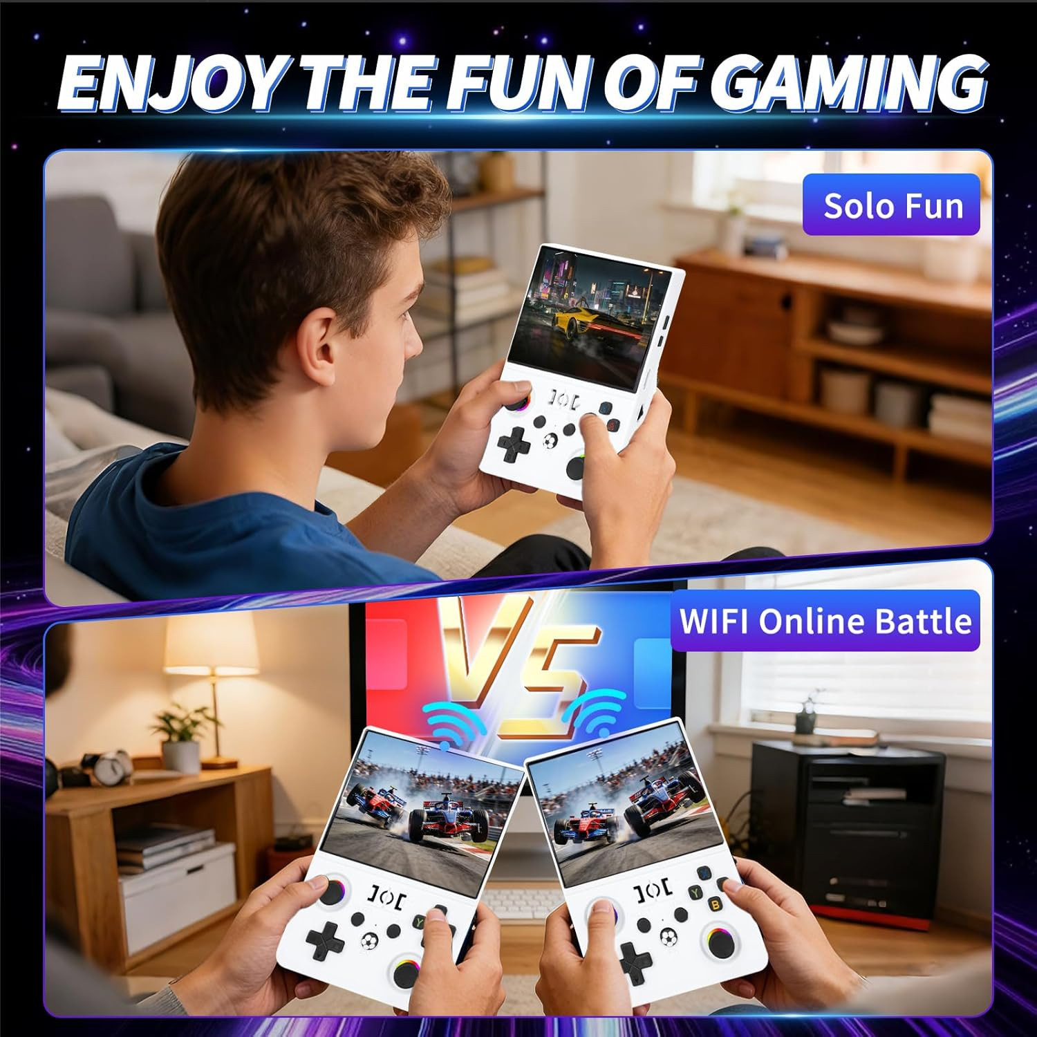 2026 NEW Upgrade R36MAX Ⅱ Retro Handheld Game Console – 4.5 Inch Ultra-Large Scr