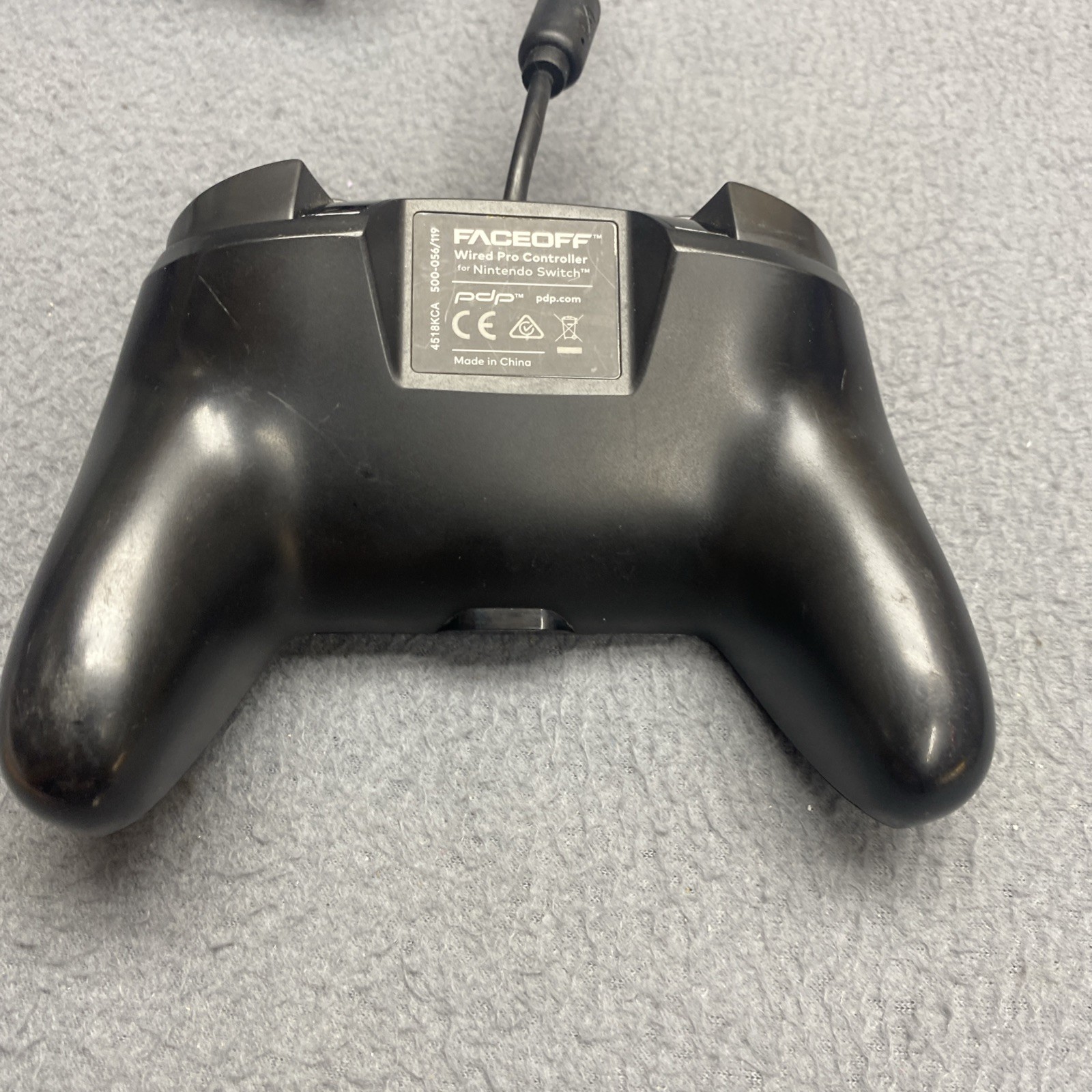 PDP Gaming Faceoff Deluxe+ Wired Switch Pro Controller – Black Camo Design