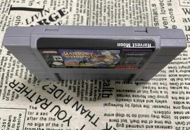 HARVEST MOON FOR THE SUPER NINTENDO GAMING CONSOLE (SNES) (1997) US VERSION