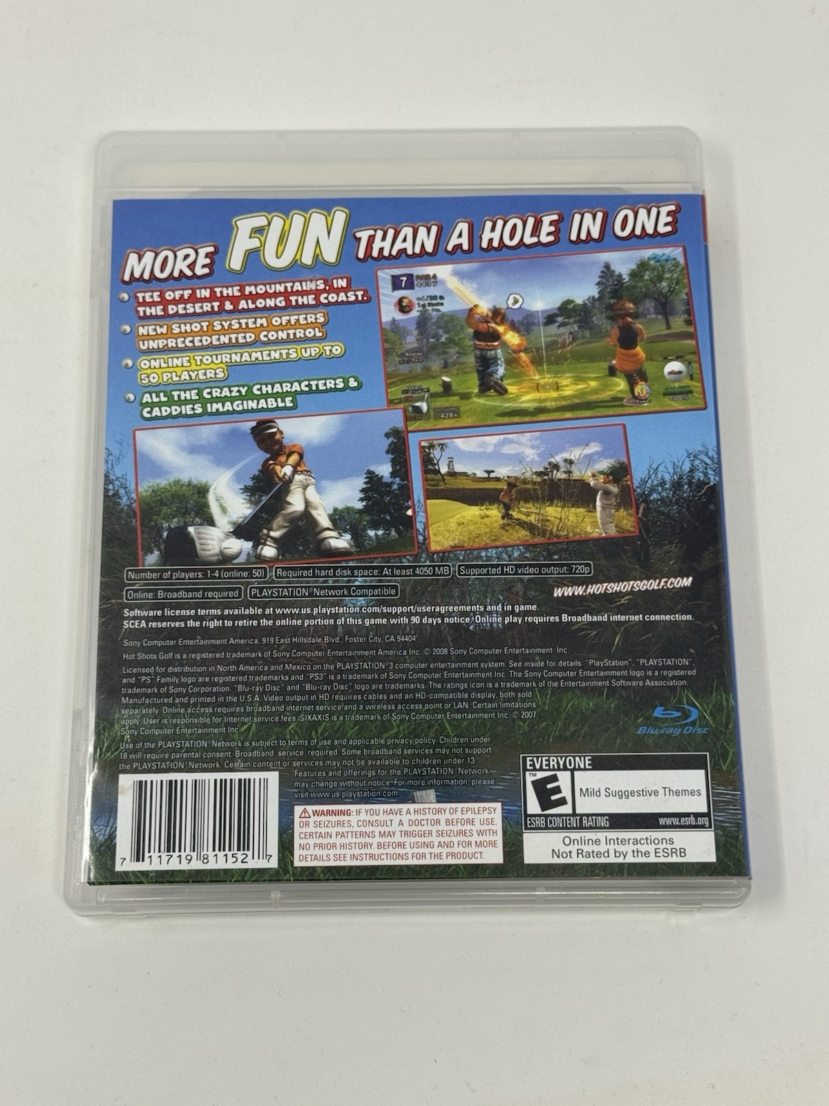 Hot Shots Golf: Out of Bounds (Sony PlayStation 3, 2008) Complete