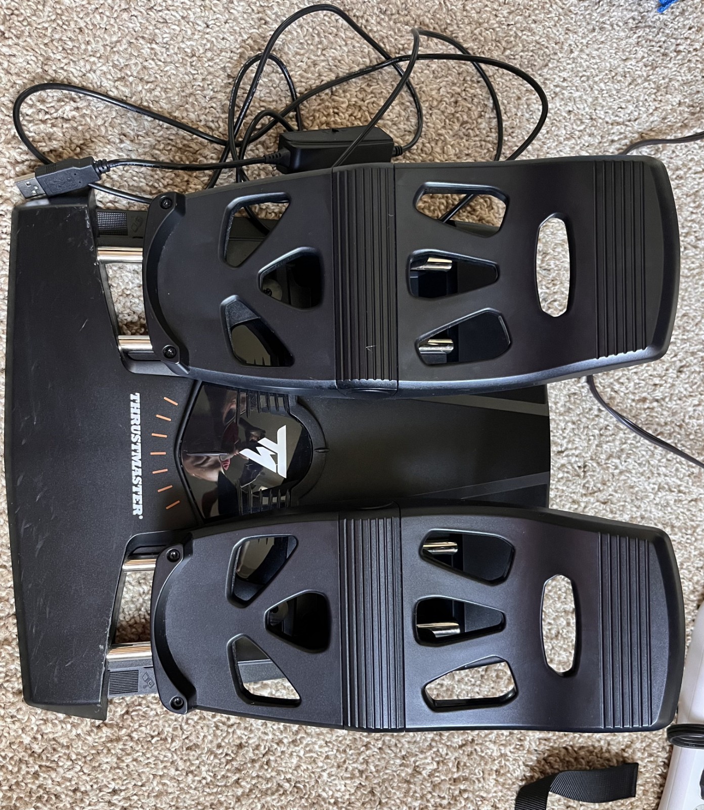 Thrustmaster TFRP Precision Flight Sim Rudder Pedals – Black