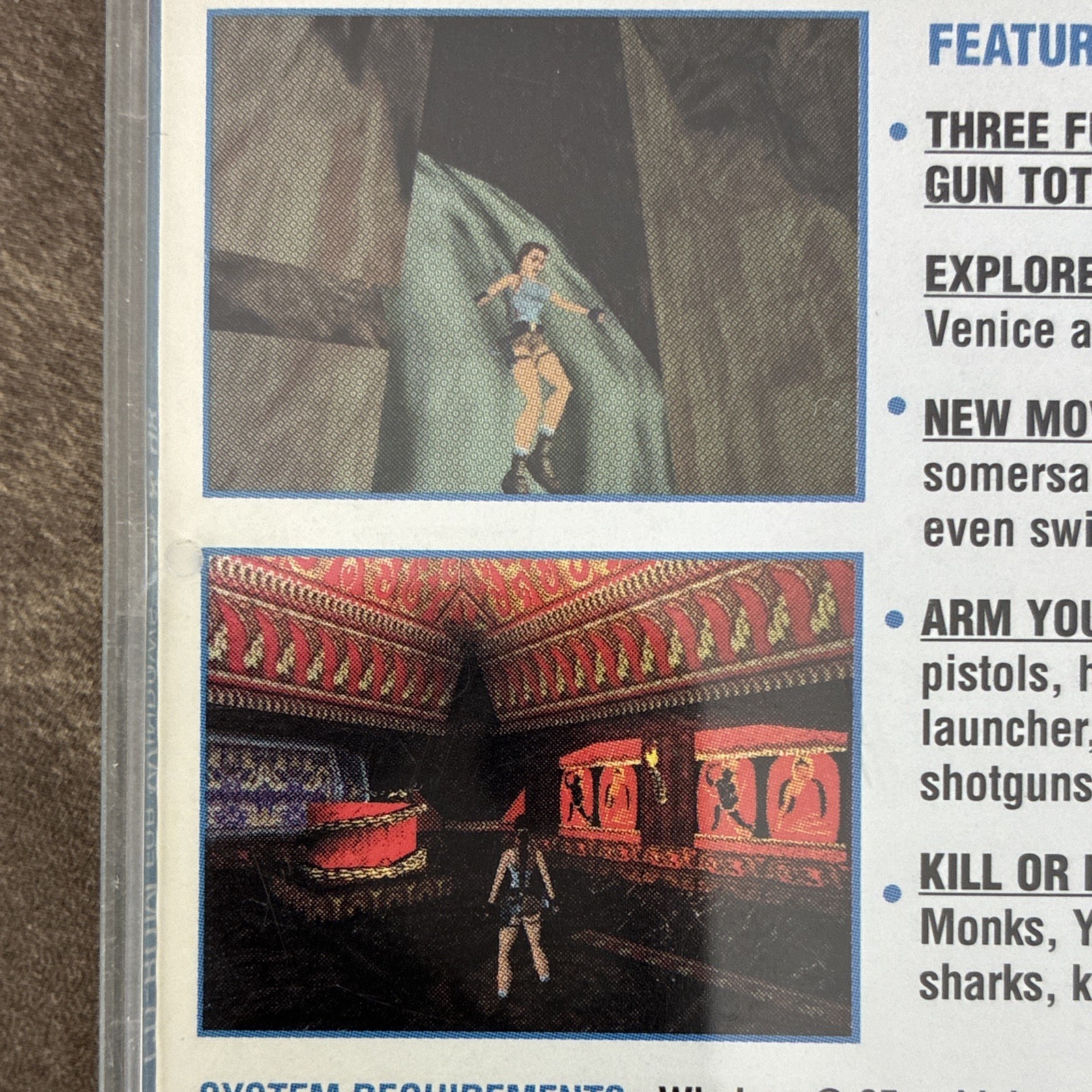Tomb Raider 2 PC CD-ROM Mint Disc Complete Vintage Action Adventure