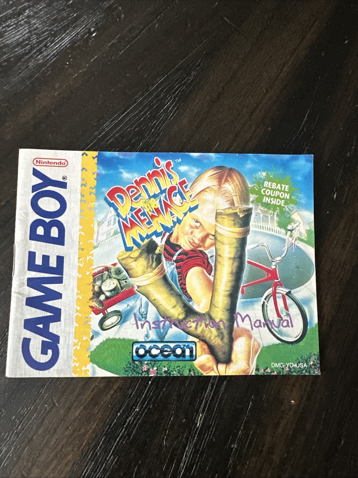 Nintendo Gameboy Manual Only Dennis The Menace