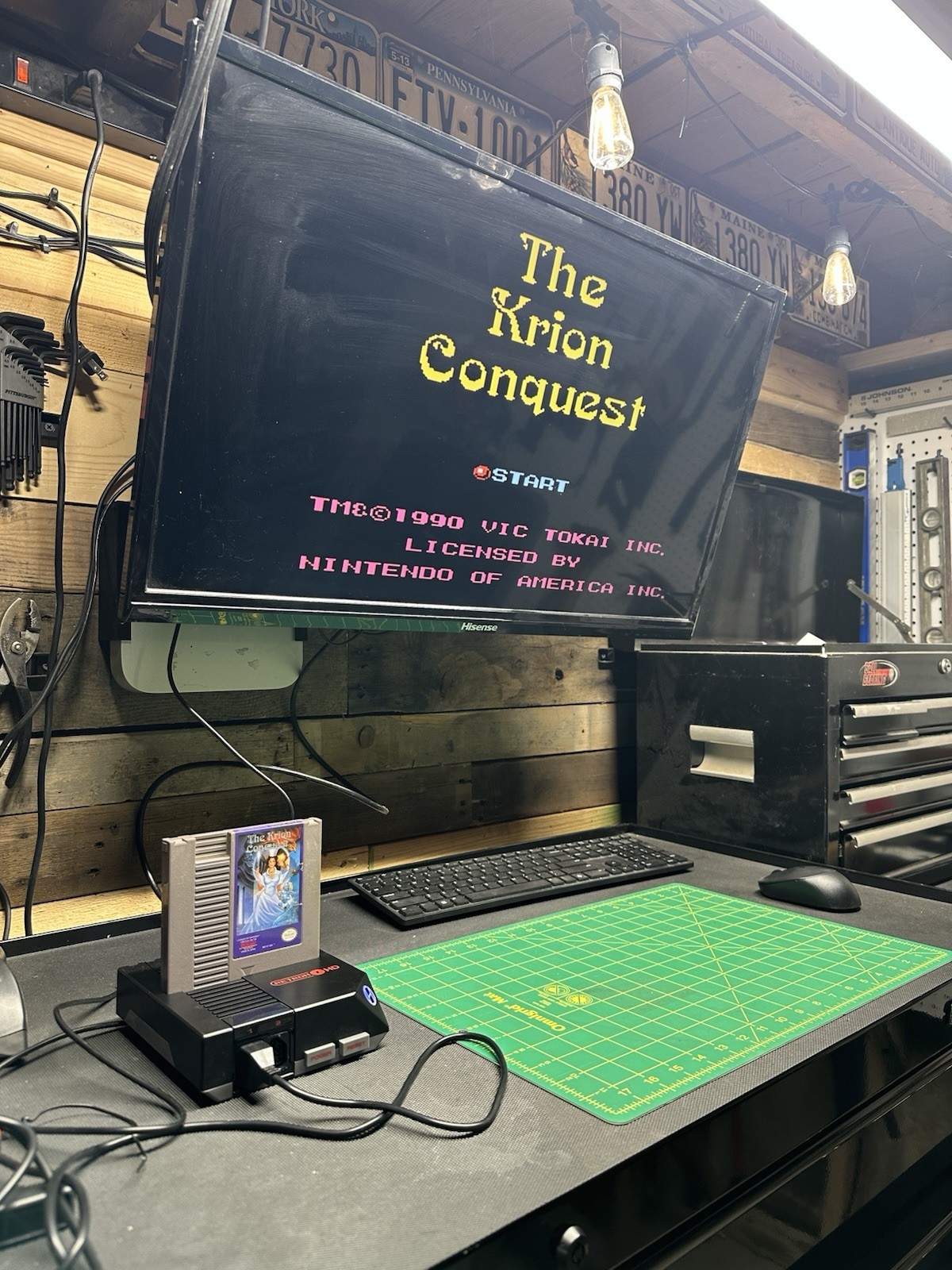 Vic Tokai The Krion Conquest Nintendo NES Video Game NTSC-U/C (US/Canada)