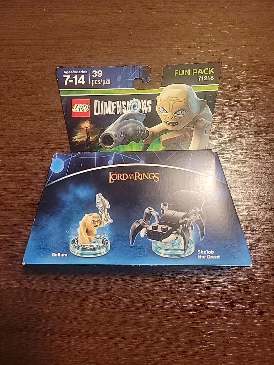 NEw Sealed Lego Dimensions 71218 Fun Pack Gollum Lord of Rings Shelob Golem