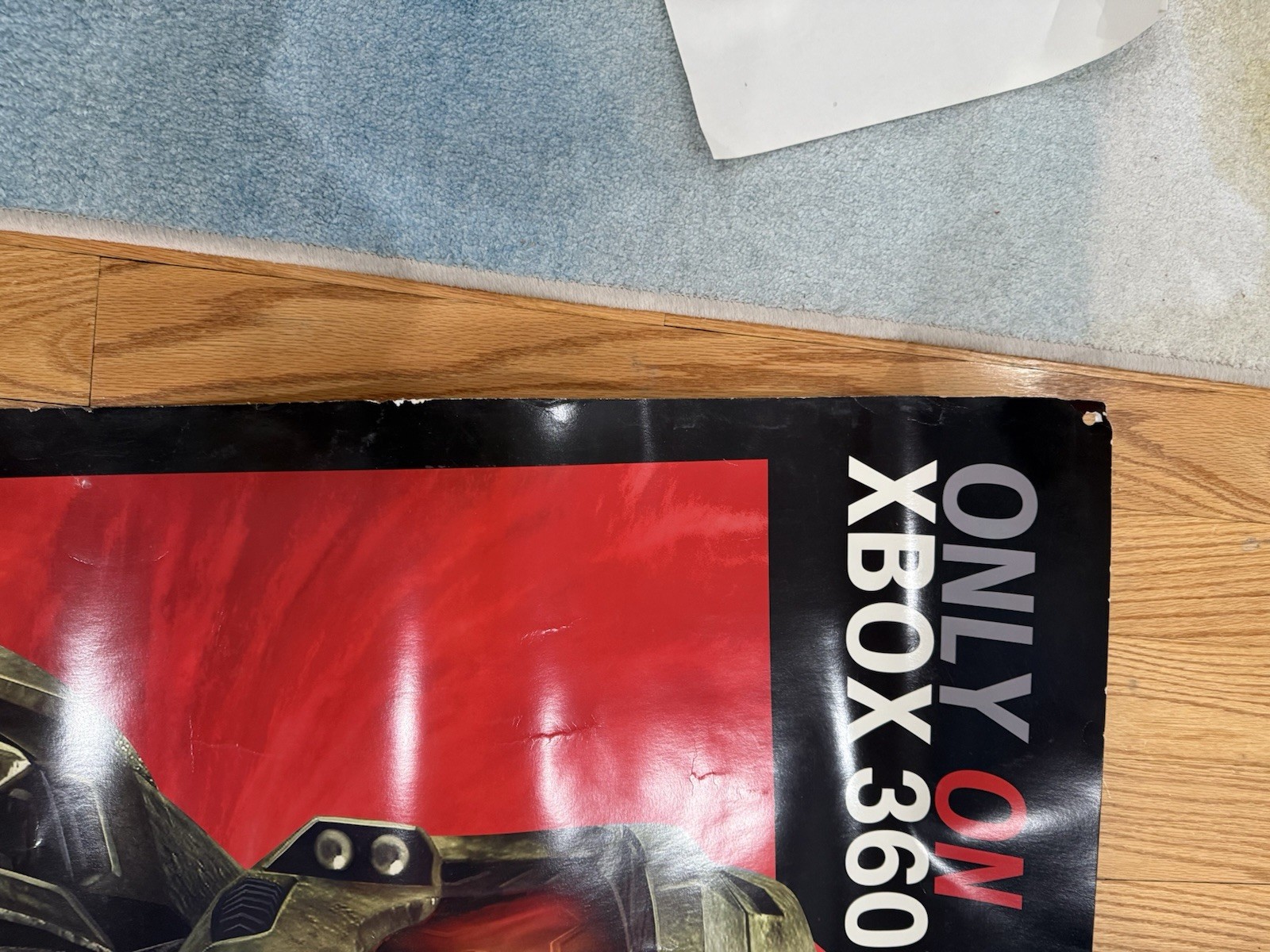 Halo 3 GameStop Dual Sided Promotional Poster 33×48 – See Pics For Damage