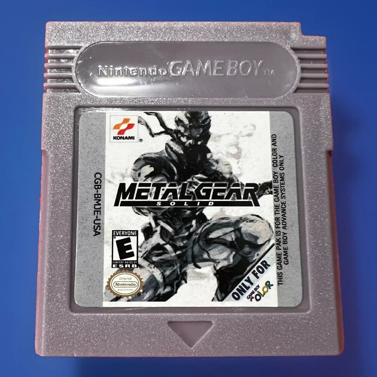 🔥 LIMITED RUN Metal Gear Solid Nintendo Game Boy Color GBC GBA TESTED SAVES NEW