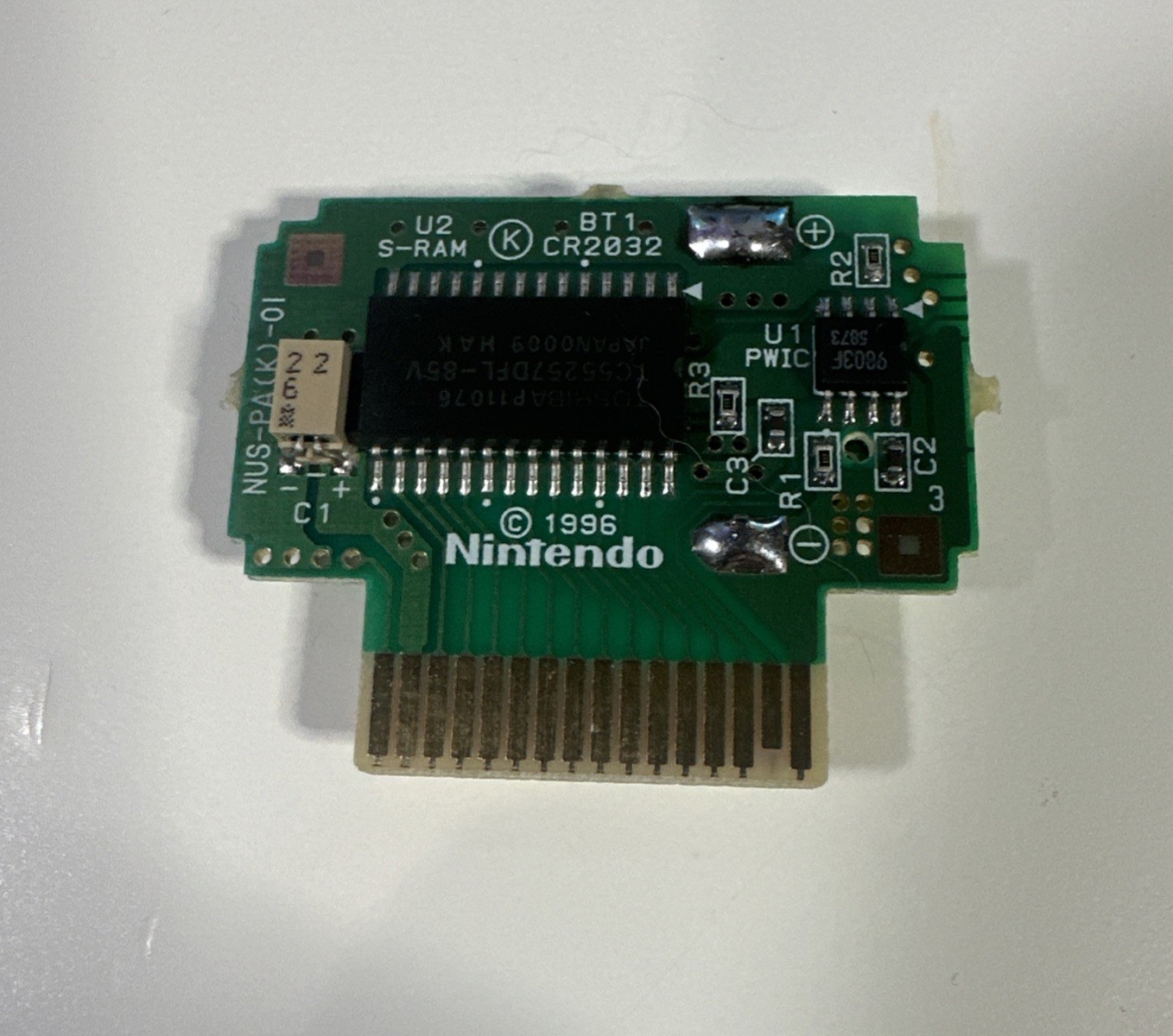 official N64 Memory Card Nintendo 64 NUS-004 Brand New Battery Mem Pak Pack