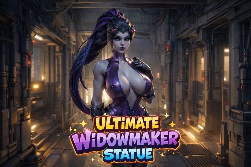 Widowmaker Overwatch Statue Stone Colour