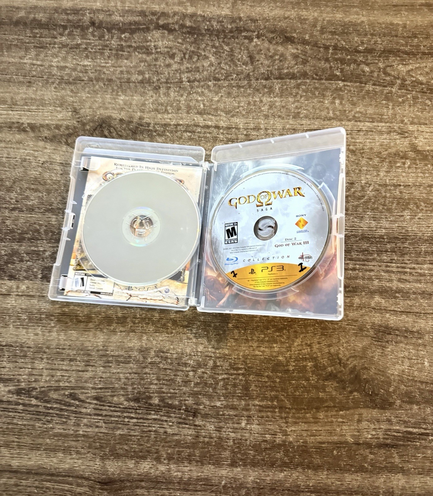 God of War Saga (Sony PlayStation 3, 2012) COMPLETE! Tested & Working!