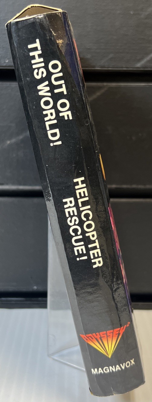 “Out of This World!/Helicopter Rescue!” For Magnavox Odyssey 2 Complete In Box