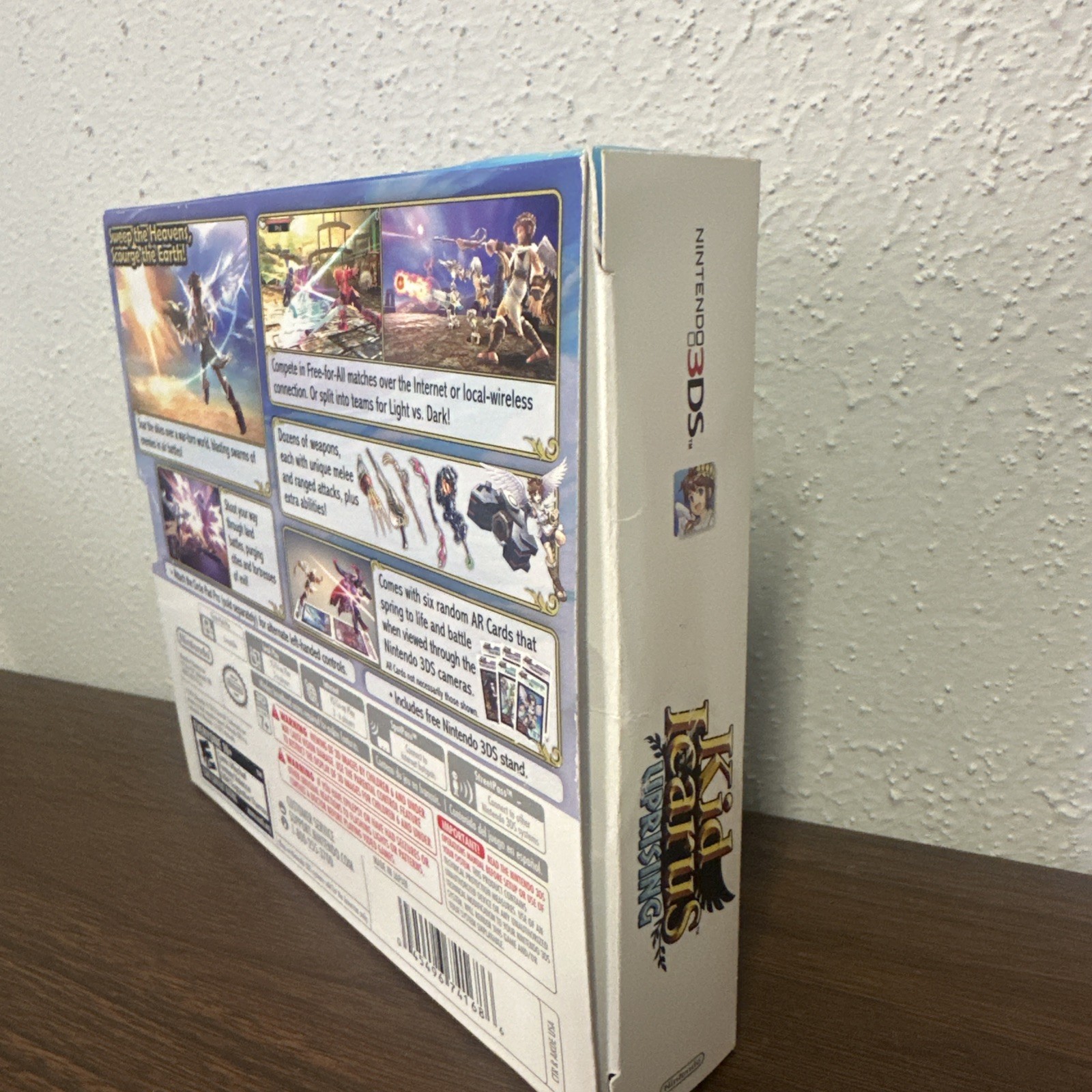 NEW Kid Icarus: Uprising (Nintendo 3DS, 2012) SEALED BIG BOX w/ Card & Stand