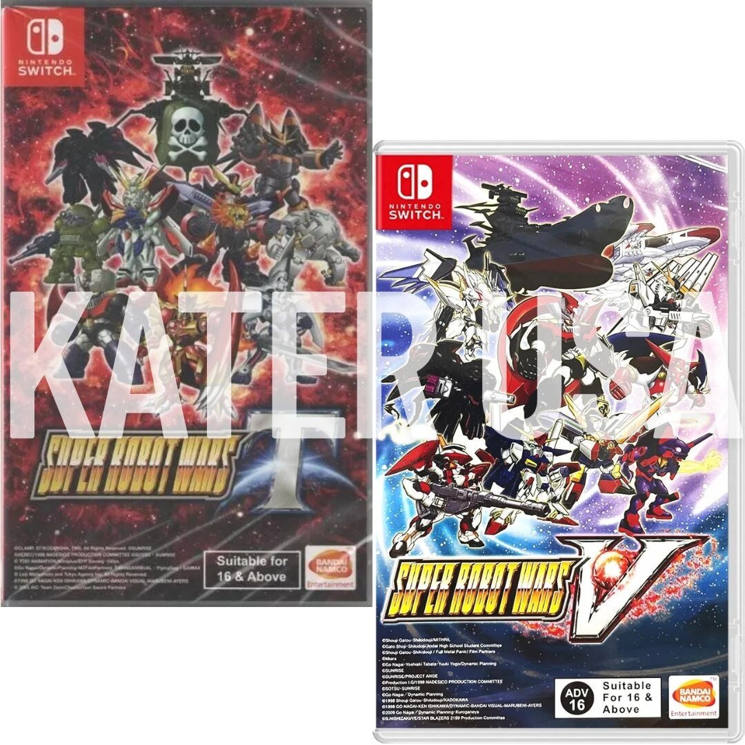 Super Robot Wars T + V Switch Brand New Bundle Special [Turn-Based]
