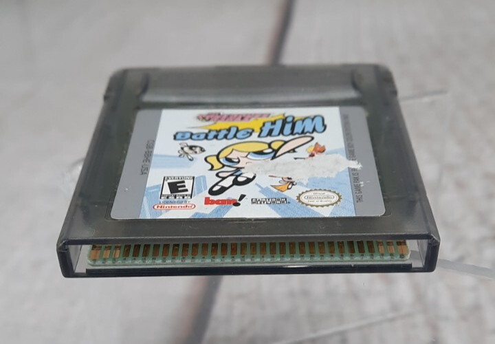 The PowerPuff Girls: Battle Him (Nintendo Game Boy Color, 2001)- Authentic