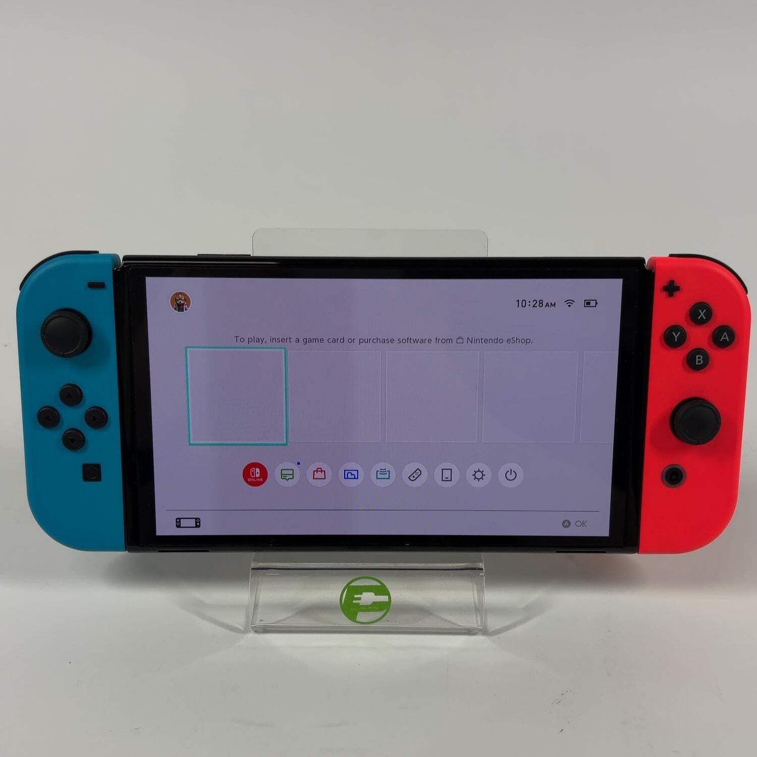 Nintendo Switch OLED Console Gaming System HEG-001 Red/Blue
